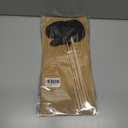 2 x 10-Pack Double Sided Glitter 90th Birthday Centerpiece Anniversary Centerpiece Sticks, Number 90 Table Topper Cake Topper for 90th Birthday Anniversary Table Party Decorations (Double Sided black)