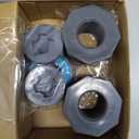 2 PCS Rain Barrel Bulkhead Fitting kit with Plugs and Hole Saw Tool, 1 Inch PVC Spigot Connector Kit for Rain Barrels Water Tanks Pools Aquariums Tubs (Bulkhead 1 Inch)