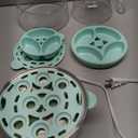 Dash Deluxe Egg Cooker - Boiler, Poacher & Steamer - Includes Measuring & Recipe Guide - Dishwasher Safe - BPA Free - Holds 12 Eggs, Aqua