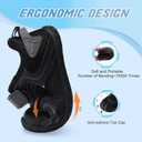 L-RUN Toddler Shoes Barefoot Boys Girls Summer Walking Sneakers Lightweight School Dress Shoes Outdoor Footwear (Black)