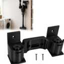 Vacuum Wall Mount Holder for Levoit LVAC-300 Cordless Vacuum, Space-Saving Attachment Organizer for Laundry Room & Closet, Black