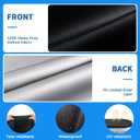 Oval Pool Cover 7 x 13 FT, Upgraded 420D Heavy Duty Oxford Fabric Pool Covers for Above Ground Pool with Winch and Cable, All Season Inflatable Pool Cover for UV Resistant, Waterproof and Dustproof