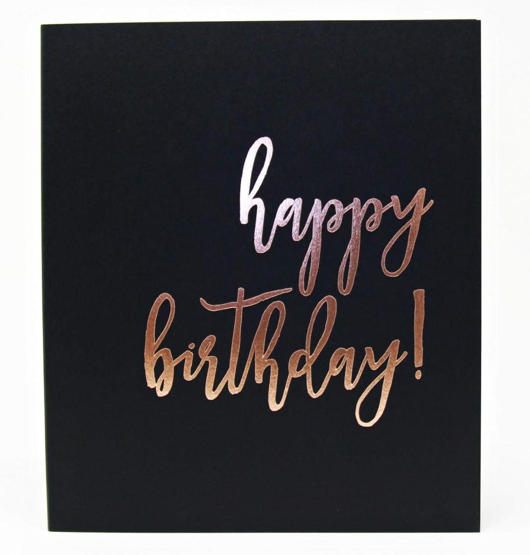Birthday Party Guest Book, Rose Gold Party Decorations, Guest Book Polaroid, 90 Black Pgs. 8.5"x8.5". Sweet 16 Guest Book Quincenera Party, Birthday Guestbook 50th, Guest Book 1st Birthday (BK)