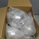 Haull 8 Pcs Large Disco Ball Set Silver Mirror Disco Reflective Ball with Hanging Ring Party Ornament Decoration for Stage Club Ballroom Dance Hall Wedding Prom Props(3'', 4'', 6'')