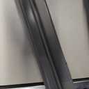 LazBlinds No Drill Zebra Blinds for Windows 35" W x 64" H, Grey
