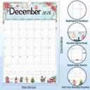 GuassLee Large Wall Calendar 2026-2027,24-Month Vertical Wall Calendar Runs from Jan. 2026 to Dec. 2027, 22"x15" Hanging Monthly Planner with Thick Paper Watercolor Design for Easy Organizing