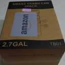 2 Pack 2.7 Gal Bathroom Trash Can with Lid, Automatic Trash Can Small Smart Garbage Can Touchless, Slim Motion Sensor Waterproof Plastic Trash Bins for Bedroom Office Kitchen Toilet (White)