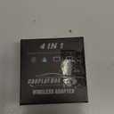 Wireless CarPlay Adapter for Apple iPhone - 4 in 1 Airplay Mirror Link Adapter Multi-User Seamless Connection Converts Wired to Wireless CarPlay Adapter - No Latency from iOS 10+ to Screen w/USB-C