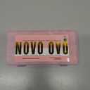 NOVO OVO French Tip Toe Nail Tips Press on, Sharp Square Pre-Designed Soft Gel False Toenail Extension, BABY PINK Pre-applied Tip Primer & Base Coat, Full Cover Acrylic for DIY x 15 Sizes 240 pcs