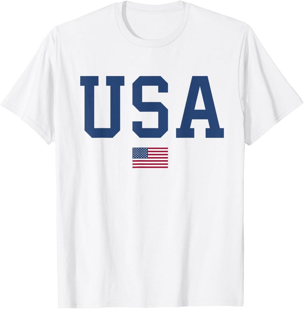 USA Women Men Kids American Flag Patriotic 4th of July T-Shirt USA Women Men Kids American Flag Patriotic 4th of July T-Shirt
