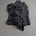 PJGGZ Men's Bathrobes with Hood, Soft Long Towel Robe for Men - Super Absorbent Quick Dry yet Warm S/M