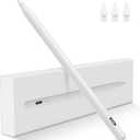 Stylus Pen for iPad 2026-2018, 15 Mins Fast Charge Pencil for iPad A16 11th/10th/9-6th Generation, Air M4 M3 M2 11"/13"/5-3rd, Pro M4 11/12.9/13, Mini A17 Pro/6/5th, Tilt Sensitivity Palm Rejection