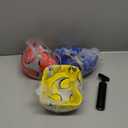 3 Pcs Soccer Balls with Pump Bulk Official Size 4  Kids Teen Adult Indoor Outdoor Sports Soccer Ball Toddler Youth Gift for Training Game Practice Back to School 