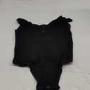 Popilush Bodysuits for Women Tummy Control Henley Going Out Shirts Button Down Body Suit Thong Tank Tops
