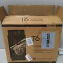 Zalman T6 ATX Mid Tower Computer PC Case, Pre-Installed 120mm Fan, 5.25 ODD, USB 3.0, Patterned Mesh Design, mATX ITX for Gaming Workstation, Black
