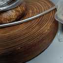 BOBOMOMO 20.5" Rustic Table Lamps Set of 2, Farmhouse Nightstand Lamp with Wood Grain Resin Base & Linen Shade, Small Bedside Lamp for Bedroom, Living Room & Apartment Dcor- Ideal for Small Spaces