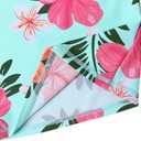 HUAANIUE Baby/Toddler Girls 2 Piece Rash Guard Long Sleeve Swimsuit Set (6-12 Months, Aqua)