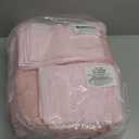 GLAMBURG Ultra Soft 8-Piece Towel Set - 100% Pure Ringspun Cotton, Contains 2 Oversized Bath Towels 27x54, 2 Hand Towels 16x28, 4 Wash Cloths 13x13 - Ideal for Everyday use, Hotel & Spa - Pink