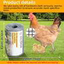 8inch x 25ft Hardware Cloth 1/4 inch Chicken Wire Fencing 23Ga, Hot Dipped Galvanized After Welding Garden Plant Supports Welded Metal Chicken Wire Fence, Poultry Animal Netting Cage Screen