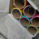 Skyygemm 6 Rolls Bulletin Board Paper Fade Resistant Colored Bulletin Board Paper Roll Bulk for Art Decor Drawing Craft Painting(4 x 12 ft,Neon)