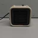 Space Heater, Portable Heater Fan for Indoor Use with Thermostat, 1500W/1000W Safe and Quiet Small Ceramic Heater With Cool Fan Mode for Office Bedroom Home Desk (Light beige)