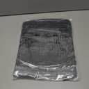 Mens Hat and Gloves Set, Warm Beanie Knit Long Scarf Fleece Lined Winter Hats Touchscreen Gloves for Men (Style A-grey Black)