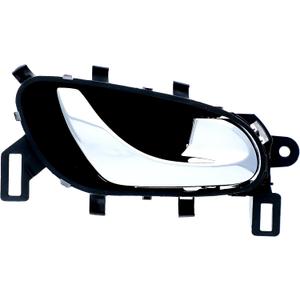 Dorman 15858 Interior Door Handle Compatible with Select Nissan Models, Chrome; Black