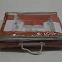 IR Imperial Rooms Twin Quilt Bedding Set Size (68” x 86”) + 1 Pillow Shams (20” x 26” + 2”) - 2 Pcs Summer Season Lightweight Reversible Microfiber Coverlet Embossed Quilt Bedspread (Rust)