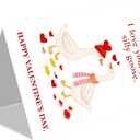 4 x Beixian Romantic Valentines Day Cards for Him Her, Funny Valentines Day Card Gifts for Husband Wife Boyfriend Girlfriend (BX320)