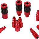 WYNNsky 1/4'' Air Compressor Hose Fittings, Universal Air Coupler, 14 Pieces Air Compressor Accessories Kit