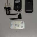 TEEHO TE004 Keyless Entry Keypad Door Lock with Handle - Smart Digital Electronic Lock for Interior Door with Anti-Peeping, Auto Lock & Passage Mode - Easy Installation - Matte Black