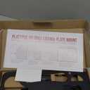 CravenSpeed Platypus License Plate Mount Compatible with Volkswagen Golf R and GTI 2018-2021 | No Drilling | Installs in Seconds | Made of Stainless Steel & Aluminum | Made in USA