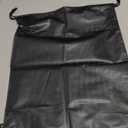 Gloppie Shoe Bags for Travel, Shoe Storage Bag with Drawstring, Packing Organizer for Sneakers, Gym, Luggage, Closet, Weekender Overnight Travel Essentials (Black)