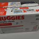 Huggies Simply Clean Unscented Baby Diaper Wipes, 11 Flip-Top Packs (704 Wipes Total)