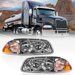 Headlight Assembly fit for 1996-2007 Mack Vision Truck DOT/SAE Approved Pair Driver and Passenger Side