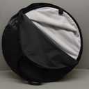 Kate Collapsible Backdrop Audition Backdrop for Headshot Photography,Video Conference,Live Streaming(5'x6.5',1.5x2m,Black/White)