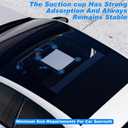 Starlink Mini Mount, Durable Car Roof Suction Cup Mounting Kit, Sunroofs and Windows Bracket for Starlinks Mini Dishy Fits Car, RV, Boat, and Truck Glass Roof Mount