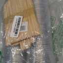 XUXU 100pcs 8oz Graduated Clear Plastic Measuring Cups with 100pcs Wooden Stirring Sticks for Mixing Paint, Pigments, Epoxy Resins, Resins