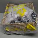 Aodaer 15 Pieces Clear Wedding Umbrellas 40 Inch Foldable Lightweight Transparent Umbrella with Storage Box Automatic Open Close Windproof Stick Travel Umbrella for Adult Outdoor Wedding