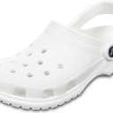 Crocs Unisex-Adult Classic Clogs, White, 8 Men/ 10 Women