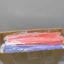 Wenqik 80 Pcs Folding Hand Fans Bulk Silk Fabric Foldable,Multicolor