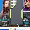 6 x AICase Magnetic Case for Samsung Galaxy S23 Ultra,Support Magnetic Car Mount Heavy Duty 2-Layer Pocket-Friendly Durable Military Grade Protection Shockproof/DropProof Protective Cover for S23 Ultra_7 (Space Grey with Glass Protector_Magsafe Function)