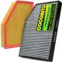 COCOAUTO Cabin & Engine Air Filter Kit for 2018-2019 X3 (XDrive30i/SDrive30i/M40i), 2019 X4; 2020-21 X3 (XDrive30i/SDrive30i); 2020-22 X4 (XDrive30i Only), NOT for M40i Models from 2020 and Later!