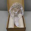 Lampshades set of 2, Tall Lamp Shades, 10" Top X 10" Bottom X 13" High Beige Large Line Fabric Lamp Shades, Easy Assembly Replacement Lampshades