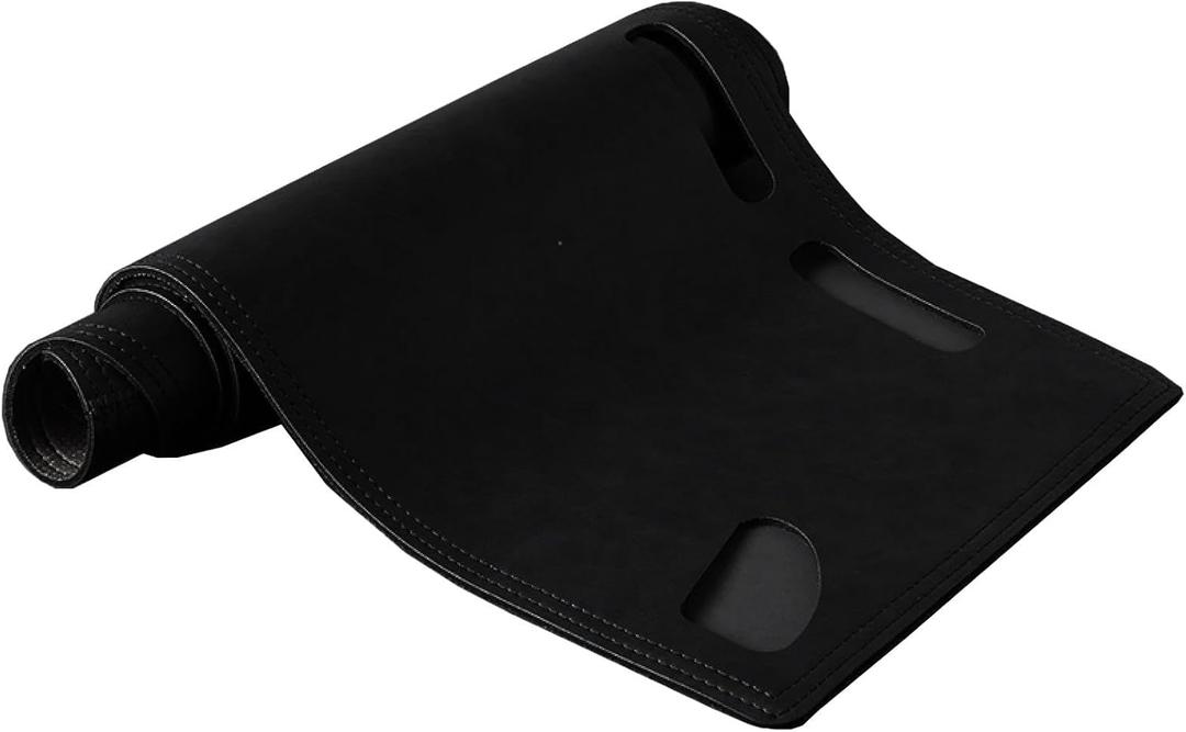 Dash Cover for Land Rover Discovery 3 Lr3 2004-2009, Leather Dashboard Cover Dash Sun Shade Mat (Right Hand Drive, Black)