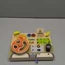 Montessori Toddler Toys - Baby Wooden Busy Board - Sensory Toys with Light Switch - Travel Toys for Educational Toddler Activities for Toddlers 1 2 3 4+ Year Old