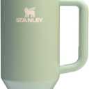 STANLEY Quencher H2.0 Tumbler with Handle and Straw - 40 Fluid Ounces, Flowstate 3-Position Lid, Insulated Stainless Steel, BPA-Free, Cup Holder Compatible, Lichen