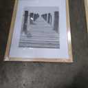 KTKDE 11x14 Picture Frame Real Glass, Display Pictures 8x10 with Mat or 11x14 Without Mat, Modern Style Wood Composite Frame,Gallery Wall Frame  