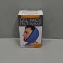 LotFancy Face Ice Pack Wrap for TMJ, Wisdom Teeth, with 4 Reusable Hot Cold Therapy Gel Packs, Pain Relief for Head, Oral and Facial Surgery, Dental Implants, Blue