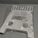 Delxo 13" Folding Step Stool for Kids and Adults, Non-Slip Foldable Step Stools with Handle,Plastic Portable Folding Stool for Bathroom,Bedroom,Kitchen,Hold up to 300lbs White